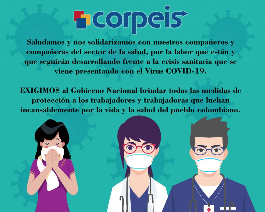 Solidaridad con nuestros compañeros y compañeras de la Salud