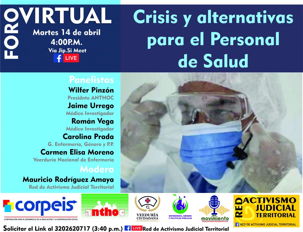 Foro Virtual Crisis y Alternativas para el personal de Salud