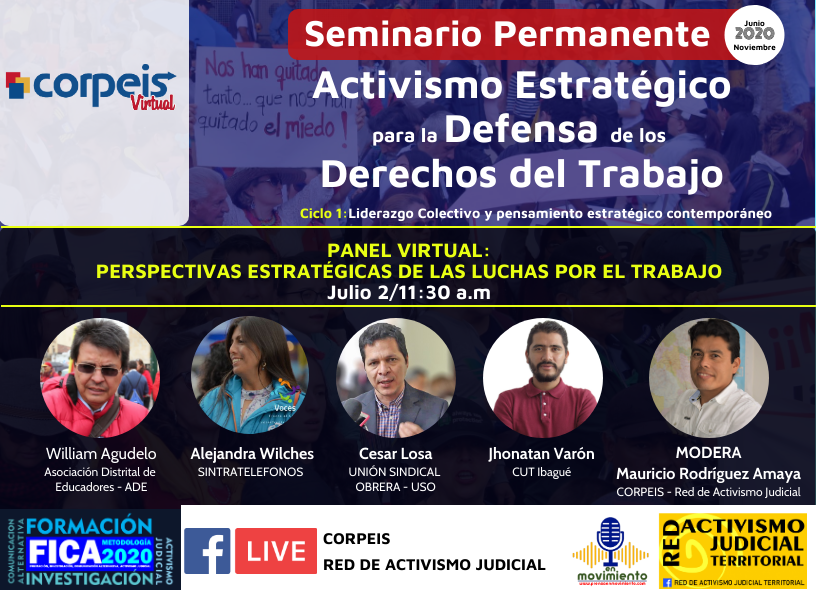 Panel Virtual: perspectivas estratégicas de las luchas por el trabajo