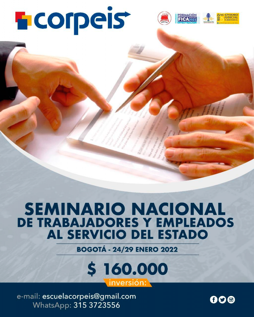 Seminario Nacional de Trabajadores y empleados al Servicio del Estado