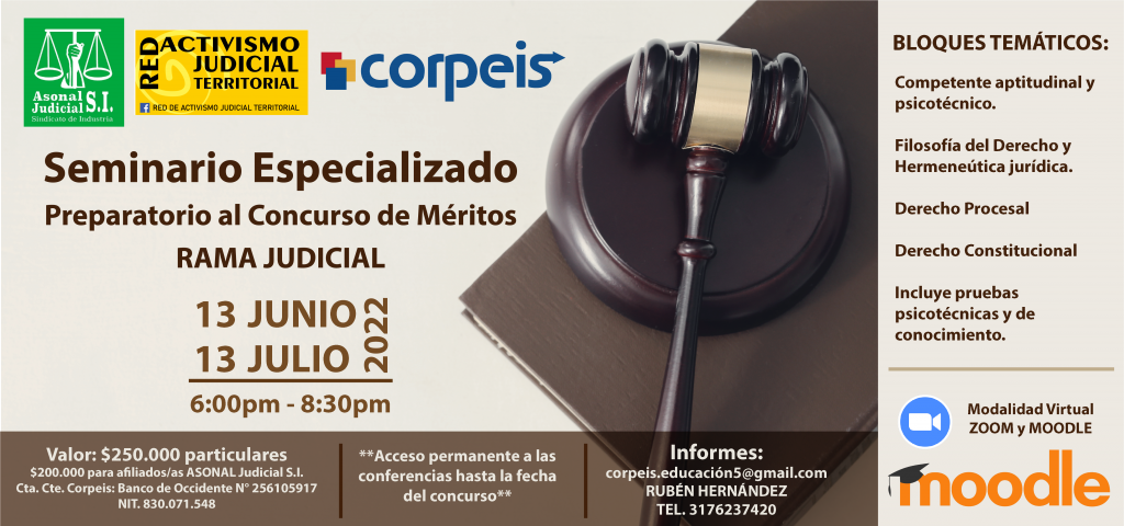 Seminario Especializado Preparatorio al Concurso de Méritos de la Rama Judicial