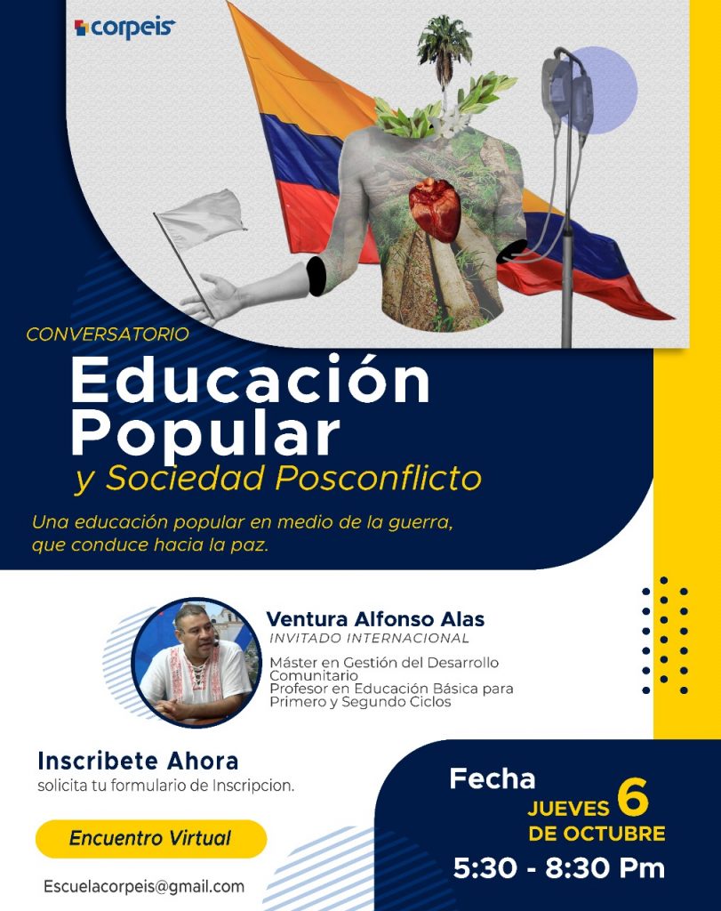 CONVERSATORIO: EDUCACIÓN POPULAR Y SOCIEDAD POSCONFLICTO
